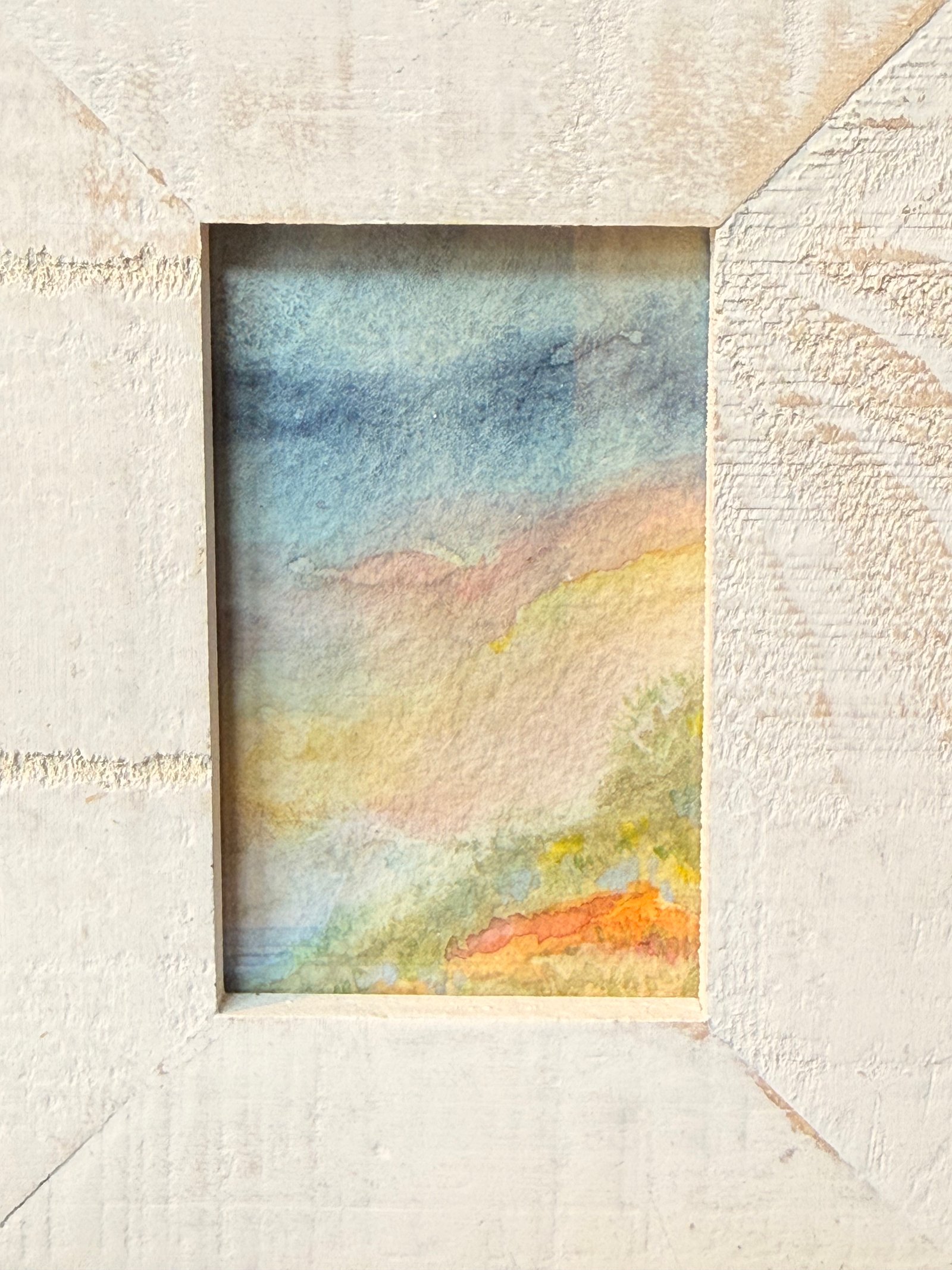 Cape Cod  Miniature Framed Watercolor photo 2
